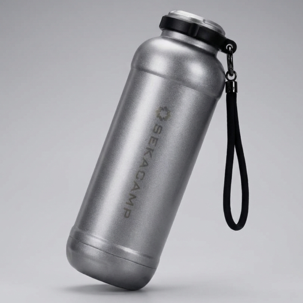 Outdoor-Compatible Vacuum Insulated Stainless Steel Bottle, 615ml (20.8oz)