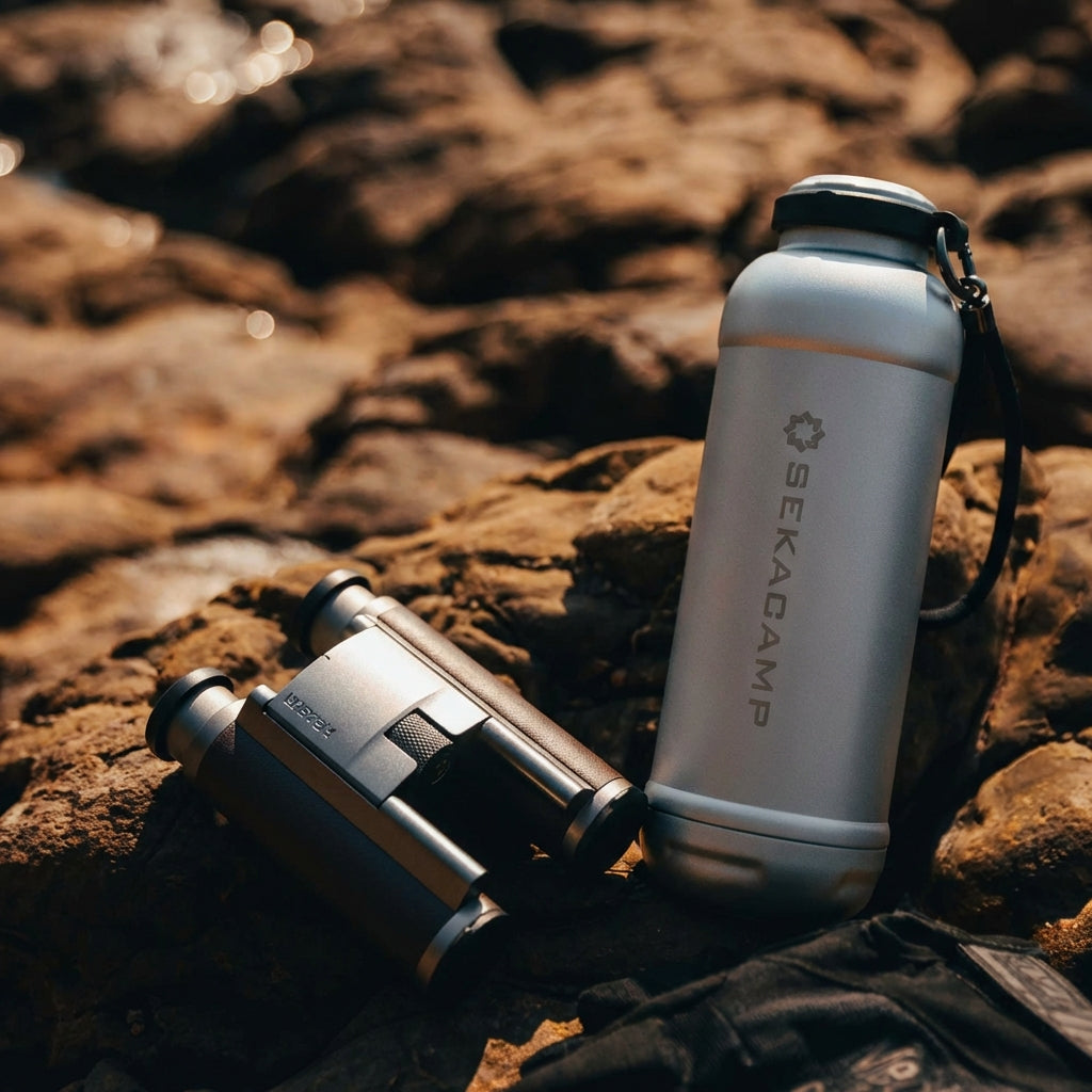 Outdoor-Compatible Vacuum Insulated Stainless Steel Bottle, 615ml (20.8oz)